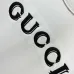 Gucci Crew Neck Sweatshirt With Front Logo Print, White, Navy, Green #B69220