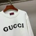 Gucci Crew Neck Sweatshirt With Front Logo Print, White, Navy, Green #B69220
