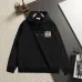 Loewe Anagram Embroidered Hoodie Pullover Sweatshirt Black White #B67656
