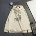 Loewe Classic Anagram Logo Embroidered Hoodie, Orange Sage Cream Black #B68829
