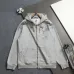Louis Vuitton 3D Embroidery Zip Up Hoodie, Grey, Black #B68811