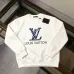 Louis Vuitton Blue Monogram LV Logo Crewneck Sweatshirt, Black, White #B69194