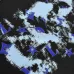 Louis Vuitton Blue Star Graffiti Crewneck Sweatshirt, Black, White #B69190