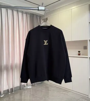 Brand L Crew Neck Sweatshirt With Gold Embroidered Logo, White, Black #B69222