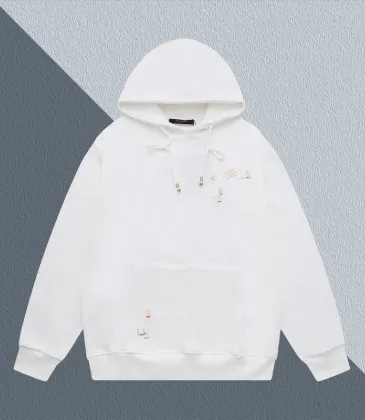 Louis Vuitton Hoodie with Sailboat Logo Embroidery Luxury Fashion Streetwear Piece Black/White/Pink #A54368 Louis Vuitton Hoodie with Sailboat Logo Embroidery Luxury Fashion Streetwear Piece Black/White/Pink #A54368