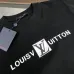 Louis Vuitton Logo Print Crewneck Sweatshirt, Black, White #B69191