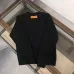 Louis Vuitton Logo Print Crewneck Sweatshirt, Black, White #B69191
