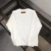 Louis Vuitton Logo Print Crewneck Sweatshirt, Black, White #B69191