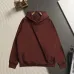 Louis Vuitton Minimal Debossed LV Logo Pullover Hoodie For Men Black Purple Burgundy #B67387