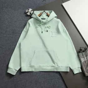 Brand L Patch‑Embroidered Logo Hoodie Men Pullover Sweatshirt, Purple, Mint Green, White, Black #B67991 Brand L Patch‑Embroidered Logo Hoodie Men Pullover Sweatshirt, Purple, Mint Green, White, Black #B67991