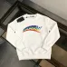 Louis Vuitton Rainbow Monogram Logo Crewneck Sweatshirt, Black, White #B69193