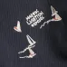 Louis Vuitton Sailboat‑Scene Embroidery Pullover Hoodie Men Sweatshirt, White, Navy Blue #B67993