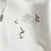 Louis Vuitton Sailboat‑Scene Embroidery Pullover Hoodie Men Sweatshirt, White, Navy Blue #B67993
