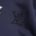 Louis Vuitton Studded Logo Hoodie, White, Navy Blue #B68817