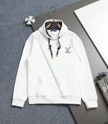 Louis Vuitton Studded Logo Hoodie, White, Navy Blue #B68817 Louis Vuitton Studded Logo Hoodie, White, Navy Blue #B68817