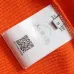 Moncler Classic Script Logo Embroidered Crew Sweatshirt, Orange Cream Black #B68828