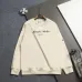 Moncler Classic Script Logo Embroidered Crew Sweatshirt, Orange Cream Black #B68828