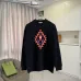 Moncler Ethnic Geometric Logo Crewneck Sweatshirt, Black &amp; White #B69213