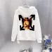 Off-White Angel Painting Arrow Pullover Hoodie, White &amp; Black #B67854