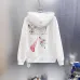 Off-White Flying Birds Arrow Print Hoodie, Black, White #B69188