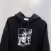 Off‑White Art Figure Print Pullover Hoodie, Black #B67848