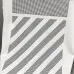 Off‑White Back Mesh Diagonal Stripe Pullover Hoodie, Black White #B68266