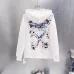 Off‑White Paint Splatter Arrow Pullover Hoodie, White &amp; Black #B67851