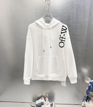 Off‑White Side Sleeve Logo Pullover Hoodie, Black White #B68265