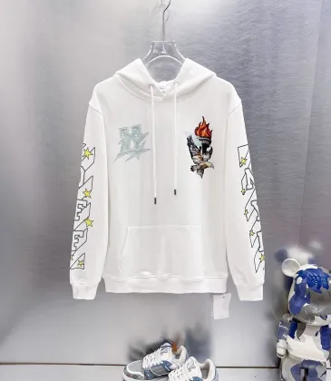 Off‑White Statue Of Liberty Torch Eagle Print Pullover Hoodie, White #B67855