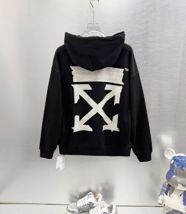 Off‑White Tape Arrow Graphic Pullover Hoodie, Black White #B68263