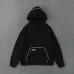 MOTOFA Embroidery Logo Hoodie Raglan Sleeve Pullover Light Grey, Black, Off White #B68602