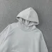 MOTOFA Embroidery Logo Hoodie Raglan Sleeve Pullover Light Grey, Black, Off White #B68602