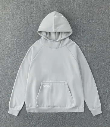MOTOFA Embroidery Logo Hoodie Raglan Sleeve Pullover Light Grey, Black, Off White #B68602