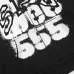 Spider‑5 Men Fleece‑Lined 555 Graphic Zip‑Up Hoodie, Black #B67976