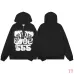 Spider‑5 Men Fleece‑Lined 555 Graphic Zip‑Up Hoodie, Black #B67976