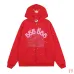 Spider‑5 Men Fleece‑Lined 555 Graphic Zip‑Up Hoodie, Bright Red #B67977