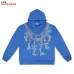 Vale Forever Big Chain Rhinestone Cross Hoodie Vintage Washed Streetwear Oversized Hoodie #A67211