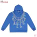 Vale Forever Black Vintage Chain‑Pattern Graphic Hoodie #B67490