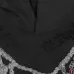 Vale Forever Black Vintage Chain‑Pattern Graphic Hoodie #B67490