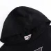 Vale Forever Chopper Cross Print Vintage Washed Hoodie, Black #B68258