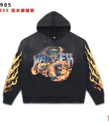 Vale Forever Dragon Flame Double‑Sided Print Vintage Hoodie #B67487