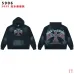 Vale Forever Vintage Wash Purple Cross Gothic Letter Hoodie #B67486