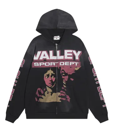 Valley Sport Dept Graphic Print Zip Hoodie, Black #B68262