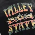 Valley State Flame Sun Graphic Pullover Hoodie, Blue Black #B68261
