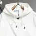 Prada Hoodies for MEN Black/White 450g #A54512