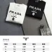 Prada Milano Logo Crew Neck Sweatshirt, White and Black #B68826