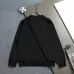 Prada Milano Logo Crew Neck Sweatshirt, White and Black #B68826
