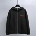Prada Red Label Zip Up Hoodie, Black #B69212