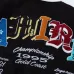 AMIRI Varsity Jacket Multi Patches Chenille Letterman Black Coat #B68617