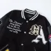 AMIRI Varsity Jacket Multi Patches Chenille Letterman Black Coat #B68617